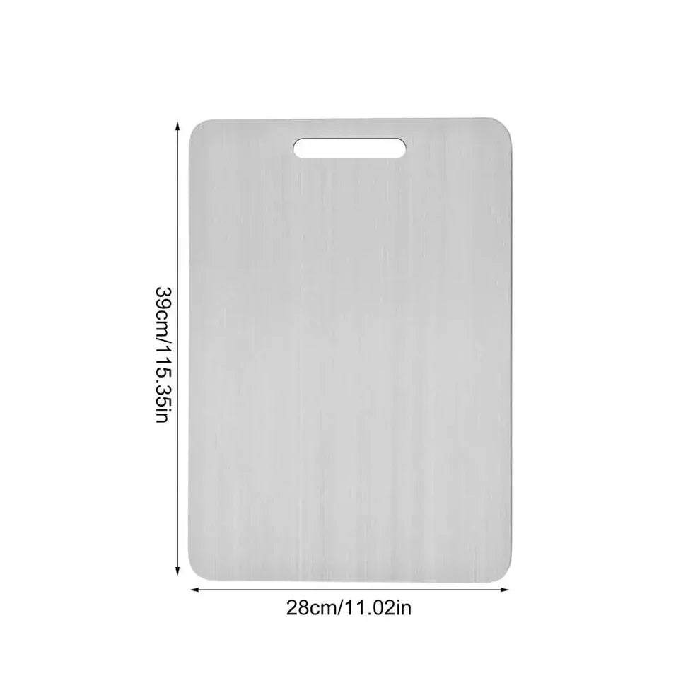 EdelBrett Stainless Steel Cutting Board — Odor-Resistant, Warp-Resistant Surface