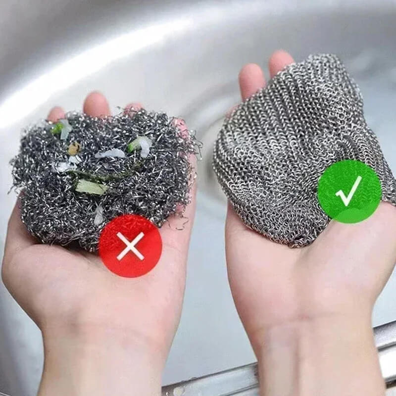 Steel Wire Dish Cloth - Reusable & Powerful Cleaning | Ka-mostore