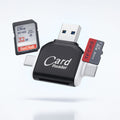 FlexiLink 4-in-1 SD Card Reader — Multi-Device Card Adapter
