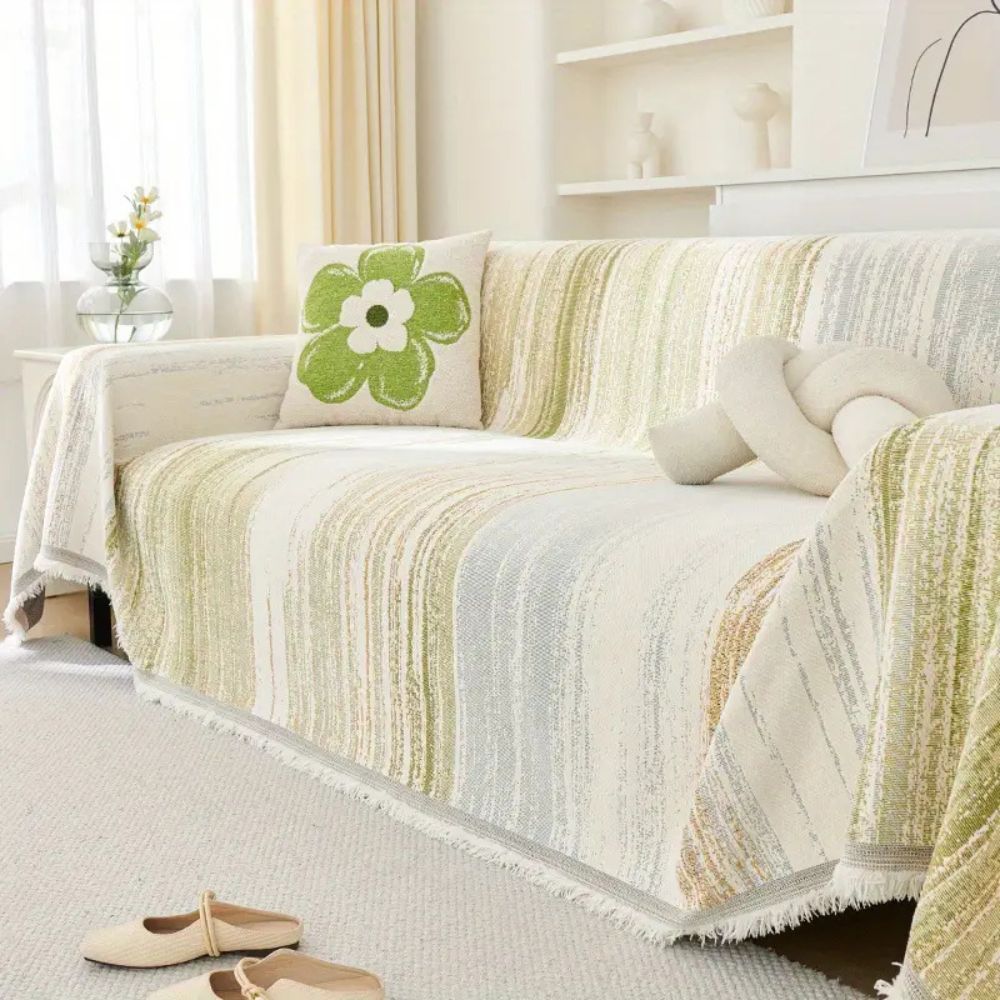Serene Stripes Sofa Cover | Ka-mostore