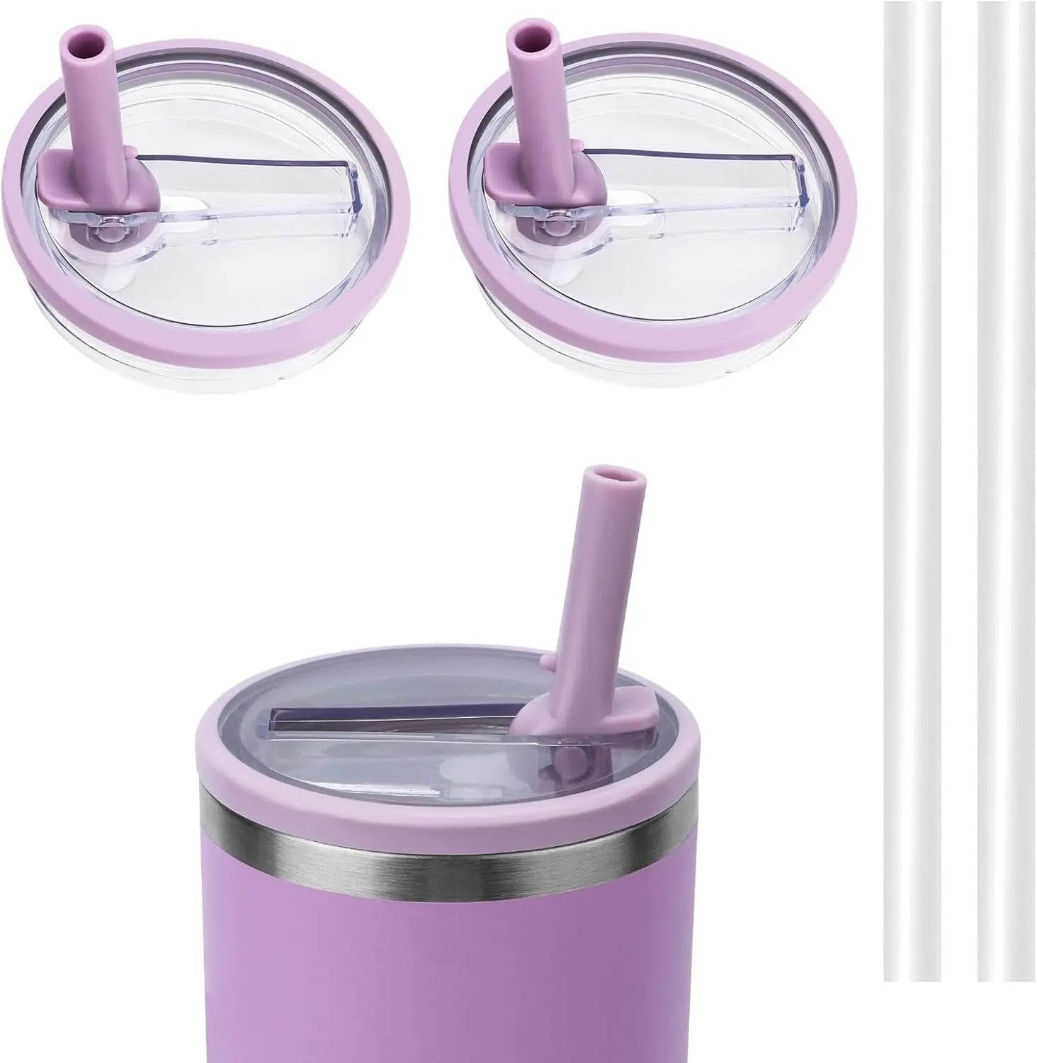 Set of 2 Replacement Lids with Straw for Stanley Cup and Hydro Jug 40 oz | Ka-mostore