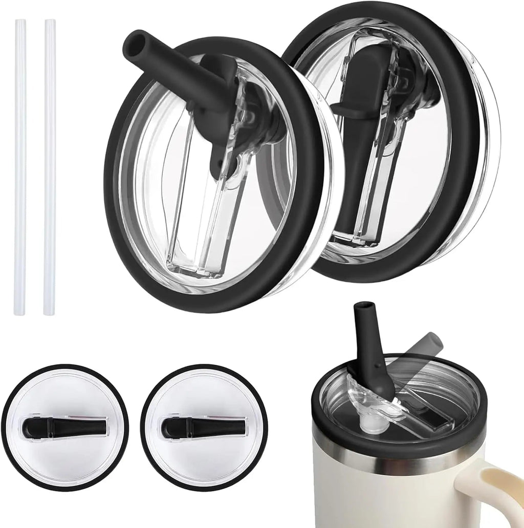 Set of 2 Replacement Lids with Straw for Stanley Cup and Hydro Jug 40 oz | Ka-mostore