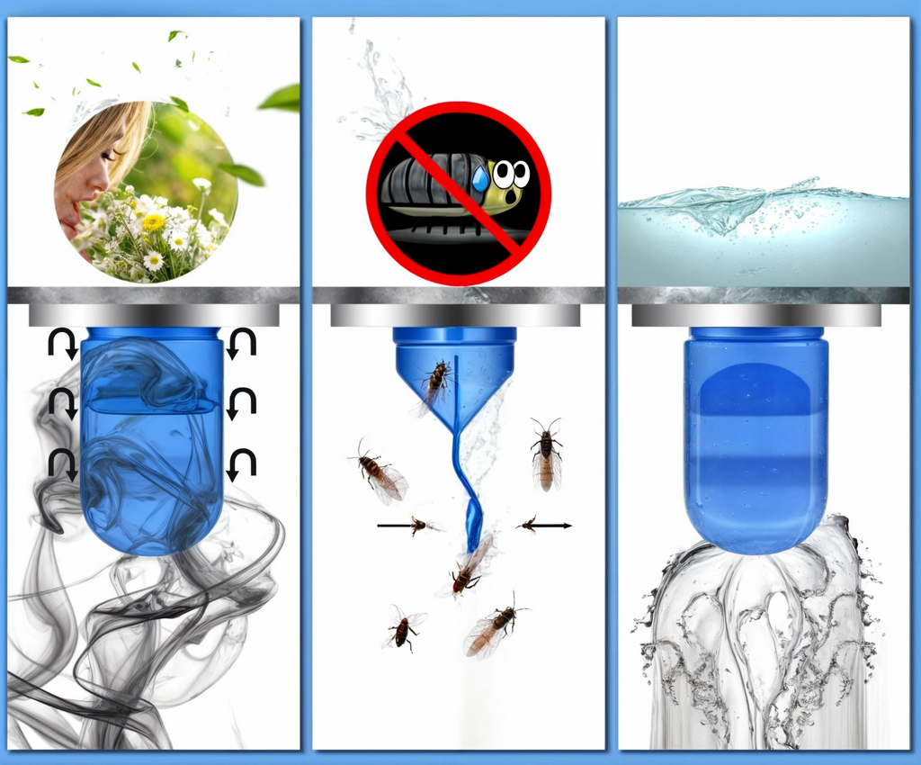 Odor Control Seal for Drains | Ka-mostore