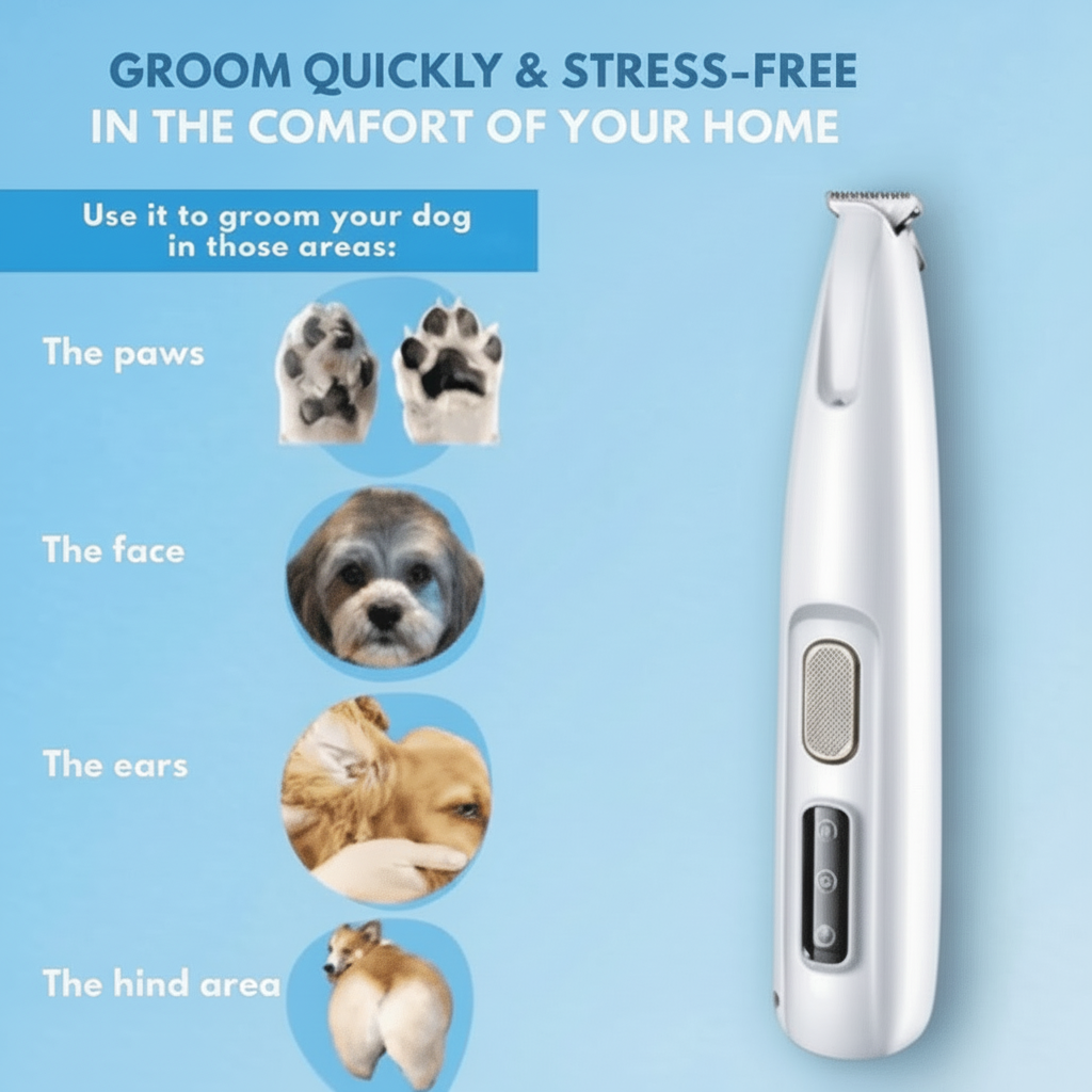 SILENTPET TRIMMER – Quiet Dog Clipper for Gentle Grooming | Ka-mostore