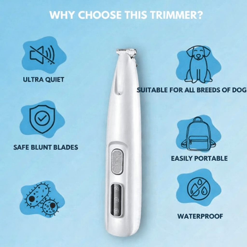 SILENTPET TRIMMER – Quiet Dog Clipper for Gentle Grooming | Ka-mostore
