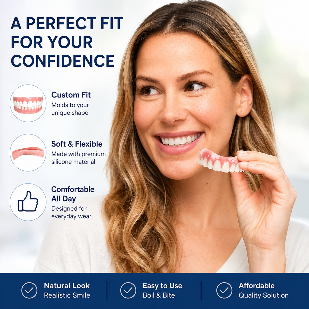 Silicone Dental Prosthetics — Biocompatible Material, Natural Look, Flexible Base