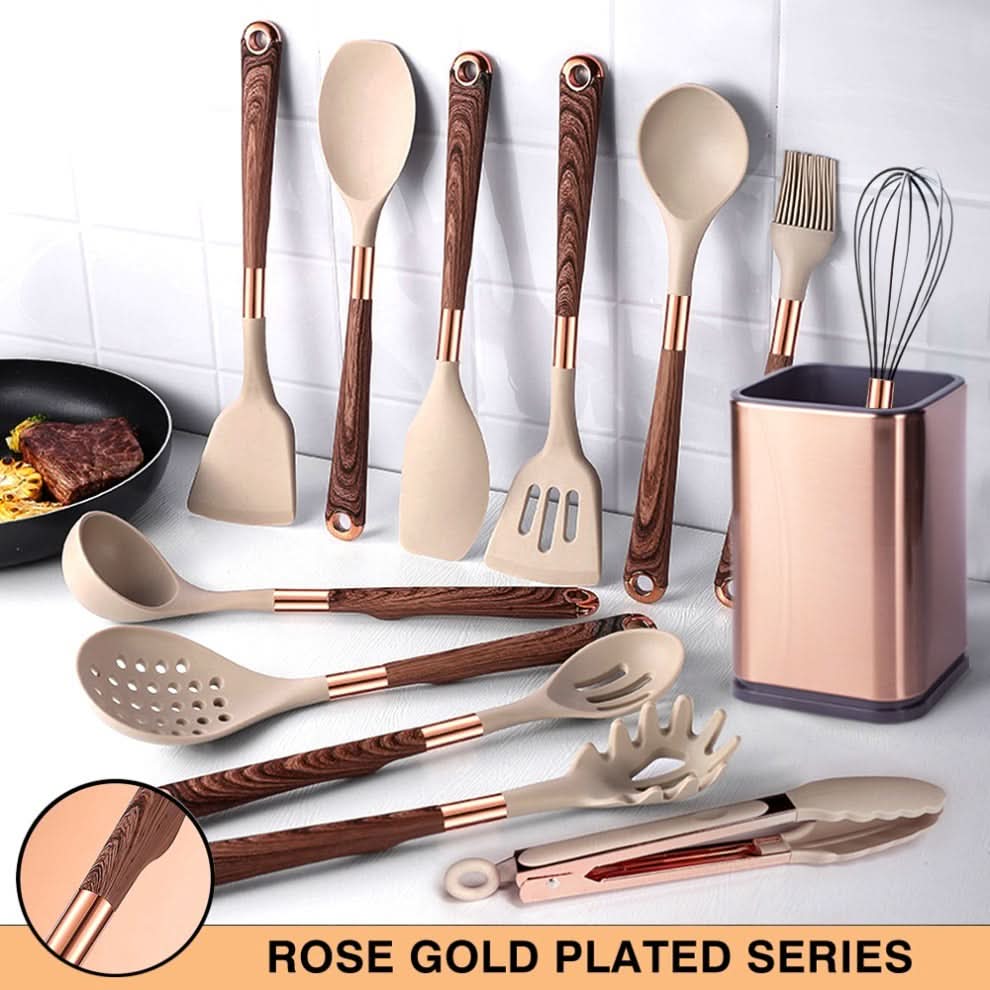 10-Piece Silicone Kitchen Utensil Set | Ka-mostore