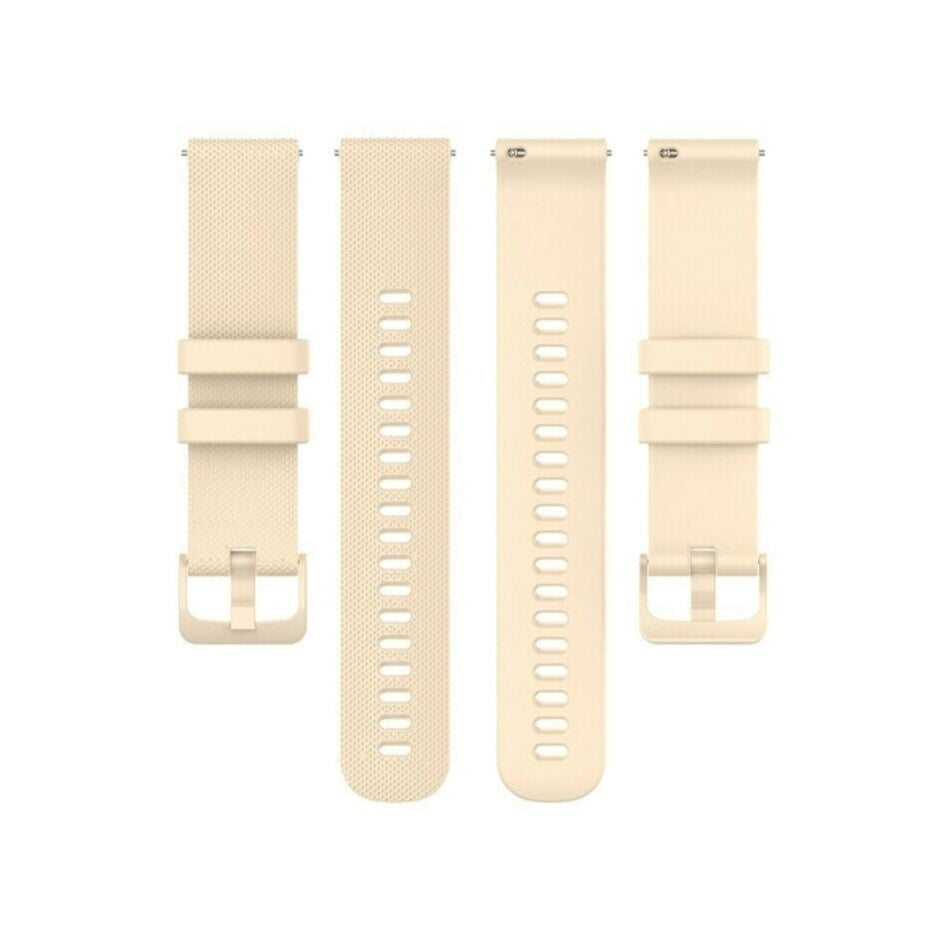 Polar Ignite 2 beige silikonarmband — slitstarkt och flexibelt komfortarmband
