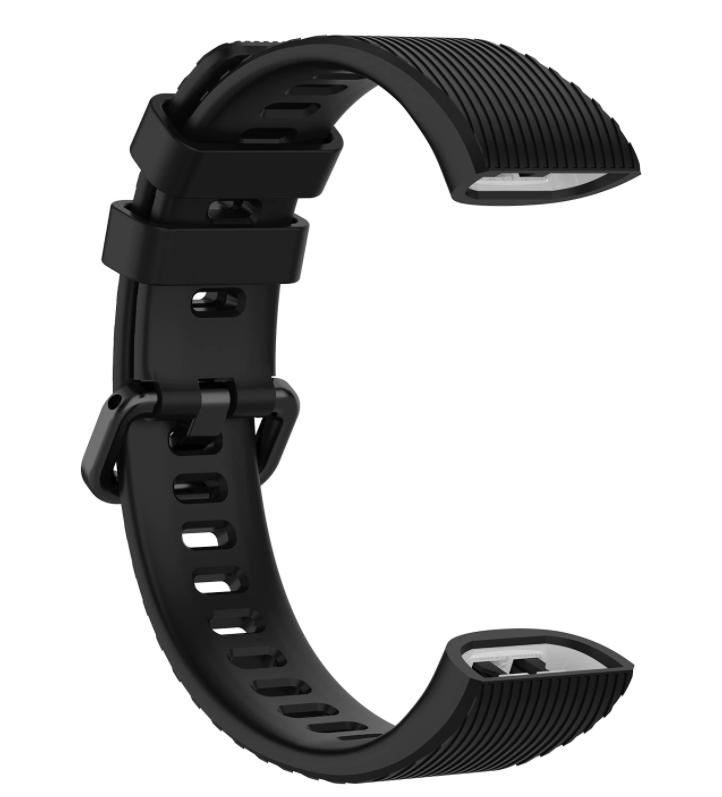 سوار بديل أسود من السيليكون لـ Huawei Band 3/4 Pro