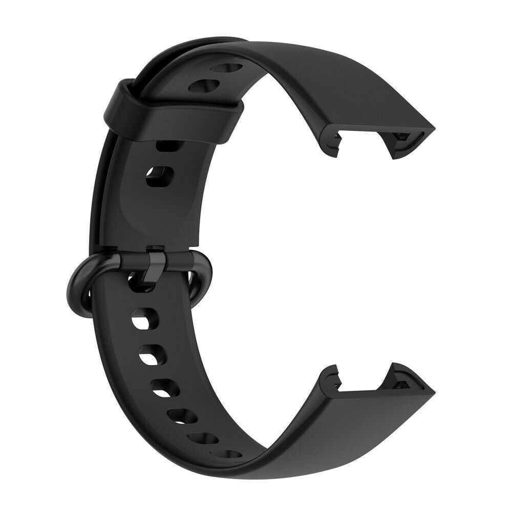 سوار بديل ناعم من السيليكون الأسود لـ Redmi Watch 2 Lite