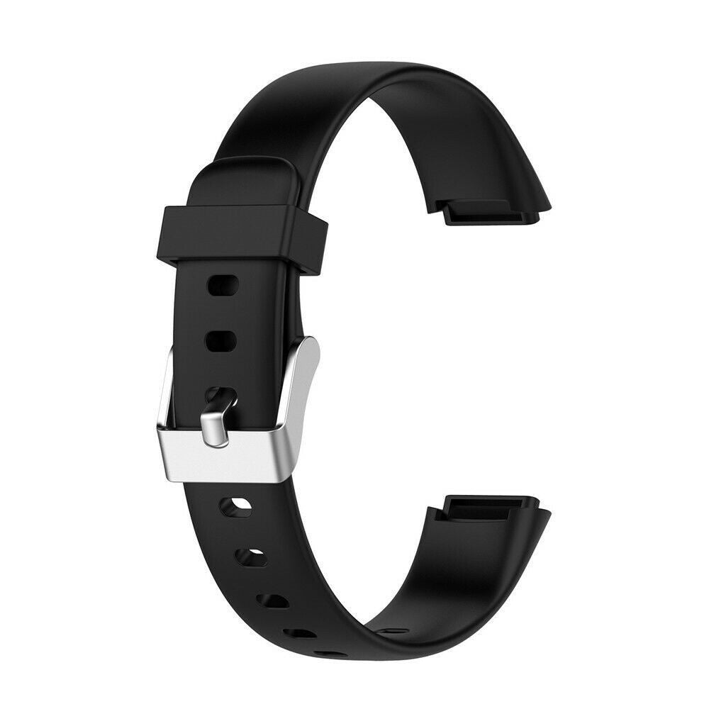 سوار سيليكون Fitbit Luxe — أسود، ملاءمة ناعمة ومرنة
