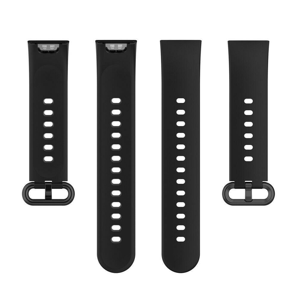 سوار بديل ناعم من السيليكون الأسود لـ Redmi Watch 2 Lite
