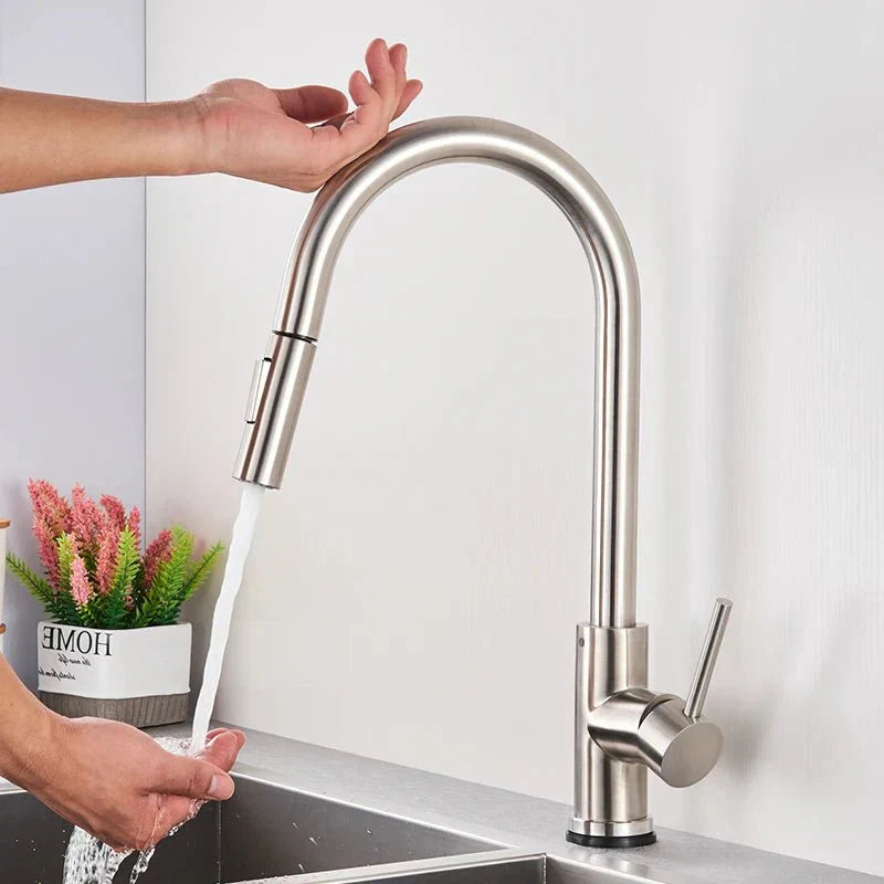 SILQUA – Smart Sensor Kitchen Faucet with Pull-Out Spout | Ka-mostore