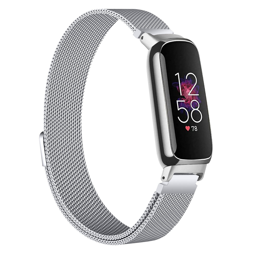 Silver Finish Edition Milanese Strap — Fitbit Inspire 3