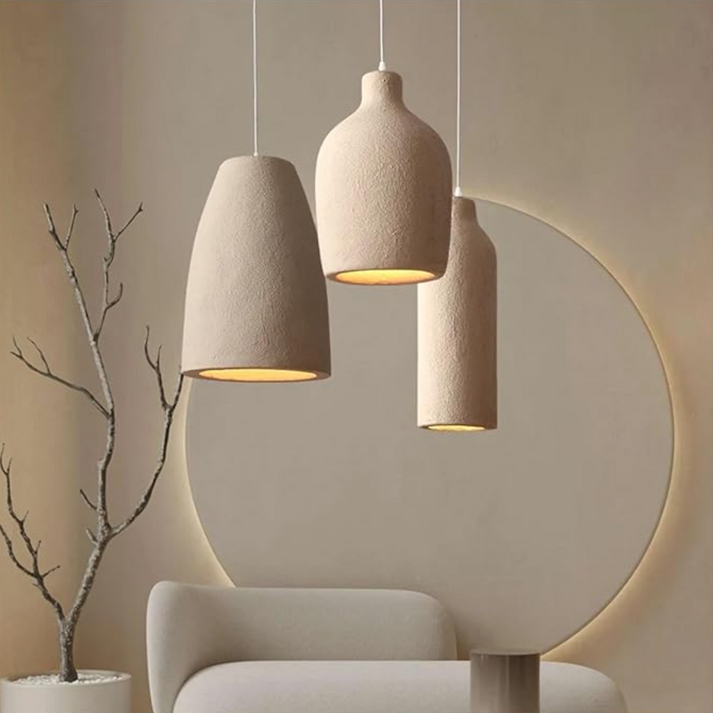 Wabi Sabi Inspired Pendant Lamp with Textured Finish | Ka-mostore