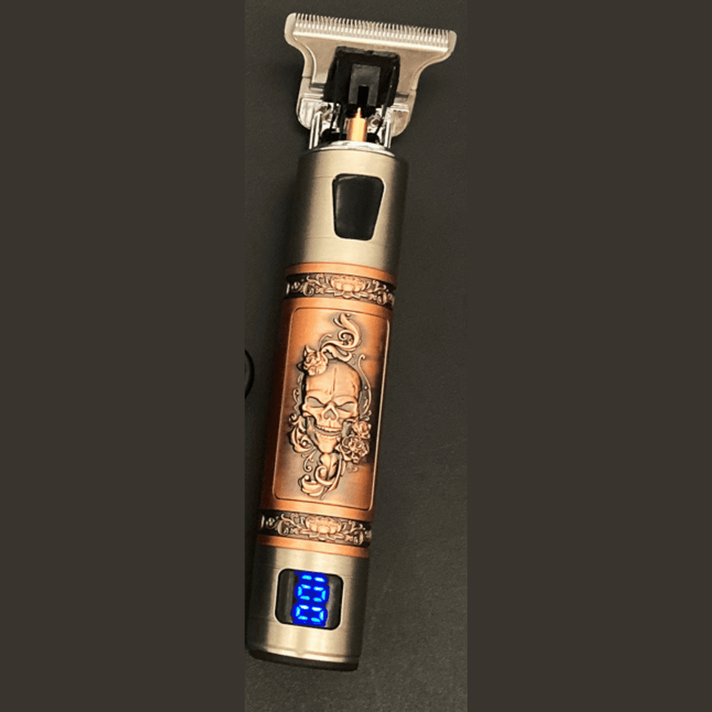 SKULLTRIM – Vintage beard trimmer with battery and precise cut for beard and hair | Ka-mostore