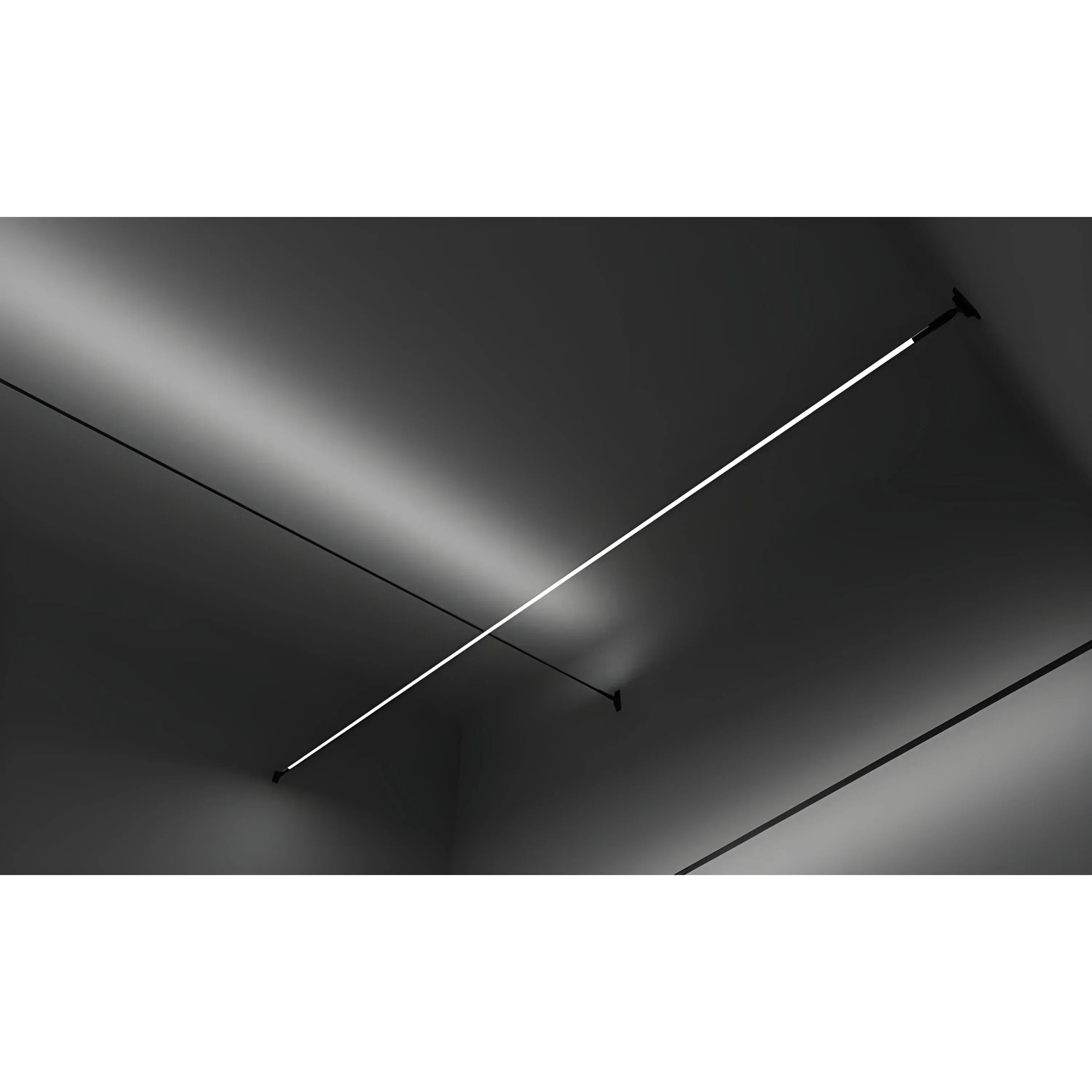 LED Linear Dimmable Wall Lamp Stainless Steel And Acrylic RGB For Home