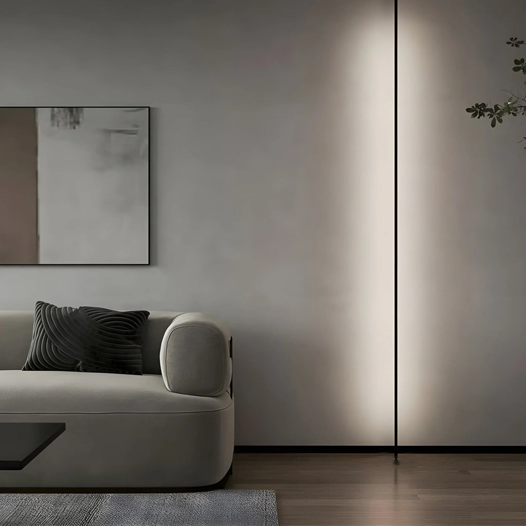 LED Linear Dimmable Wall Lamp Stainless Steel And Acrylic RGB For Home