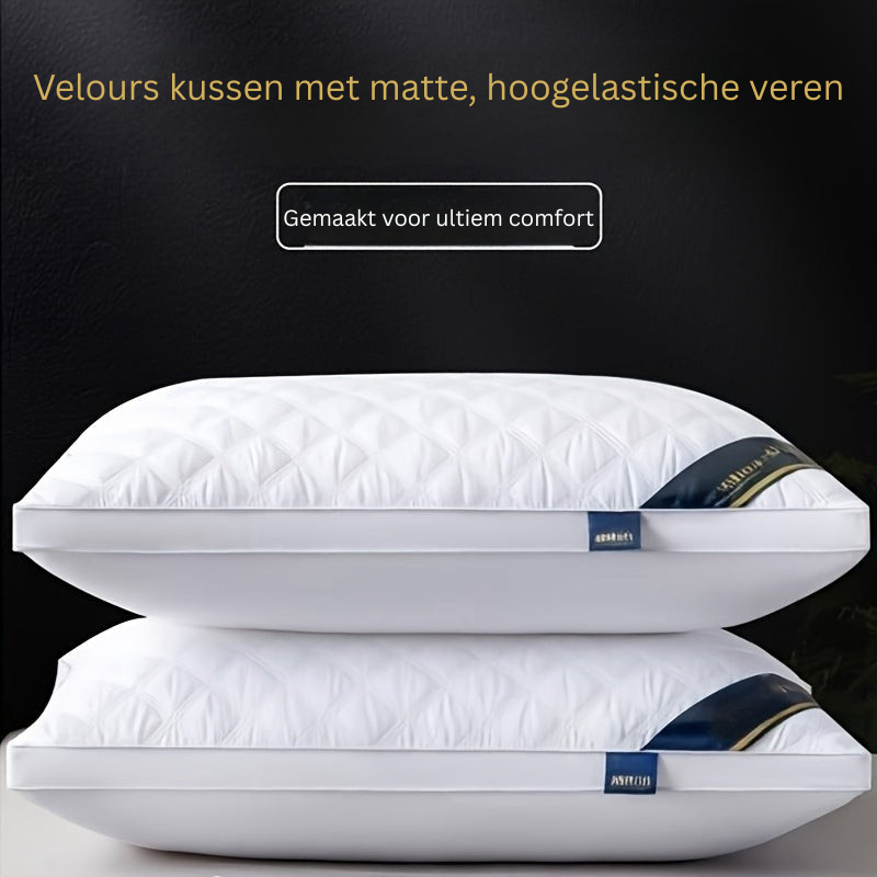 Sleep Comfort Set - 2 Hypoallergenic 3D Pillows for Hotel Quality Sleep | Ka-mostore