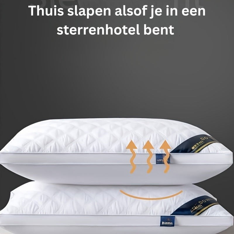 Sleep Comfort Set - 2 Hypoallergenic 3D Pillows for Hotel Quality Sleep | Ka-mostore