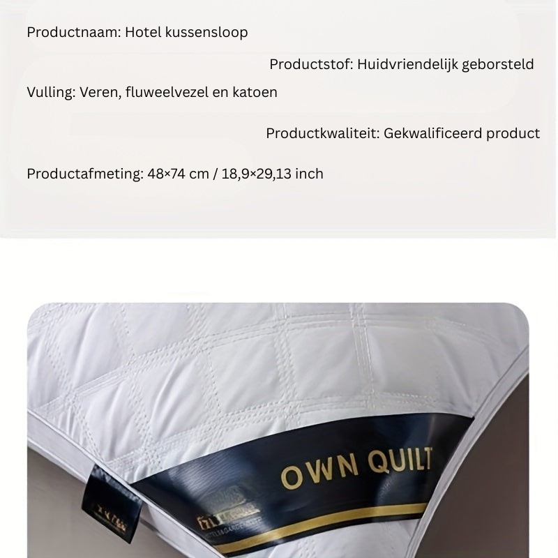Sleep Comfort Set - 2 Hypoallergenic 3D Pillows for Hotel Quality Sleep | Ka-mostore