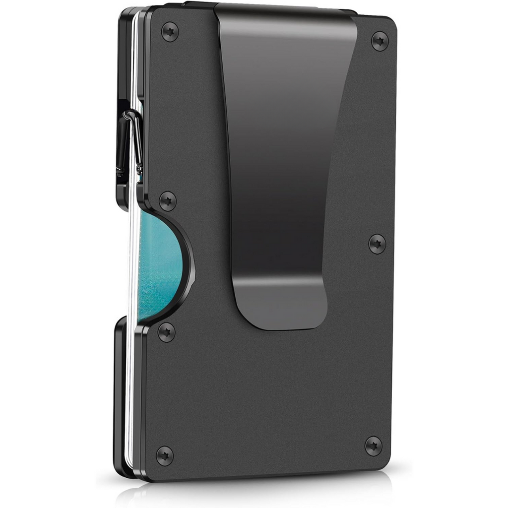 Slim RFID-Blocking Wallet made of Carbon Fibre with Money Clip - CarbonVault | Ka-mostore