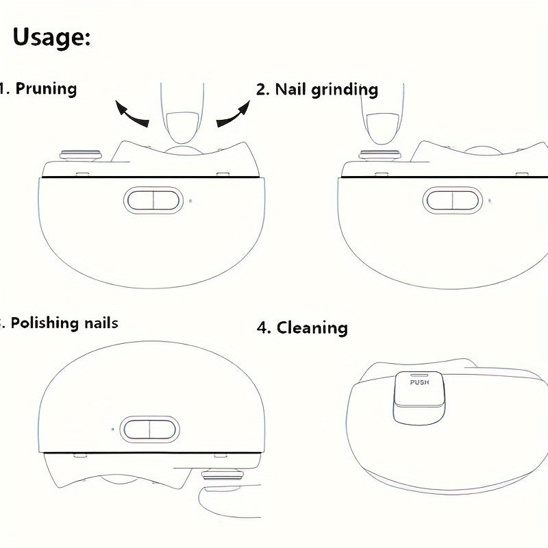 Smart Electric Nail Clipper – Safe and Convenient | Ka-mostore