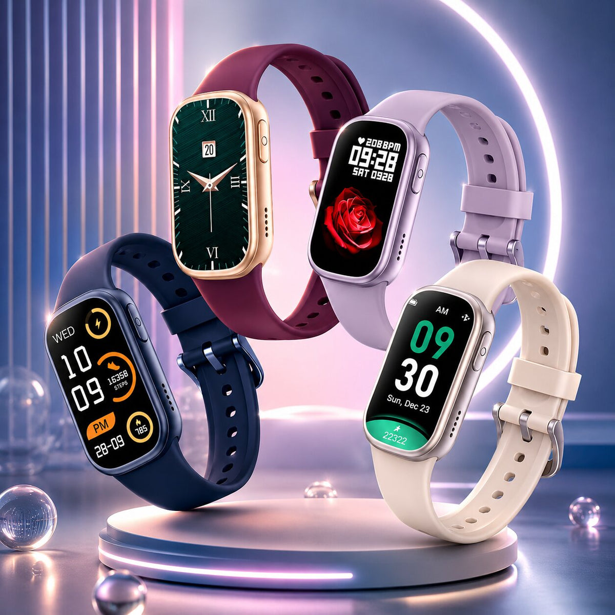 Smartwatch Armbandia con funzione telefono — Chiamate, monitoraggio dell’attività fisica, protezione IP68