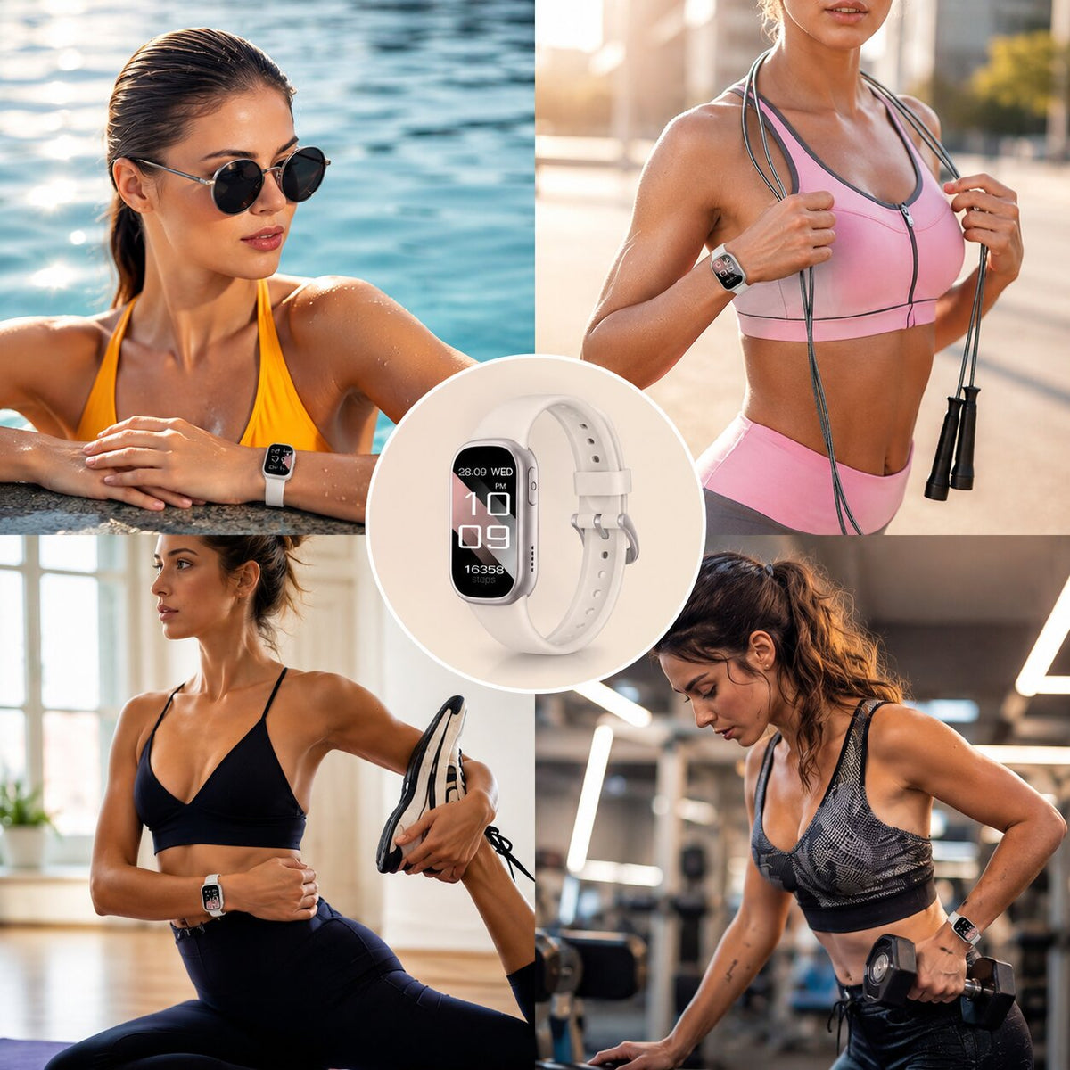 Smartwatch Armbandia con funzione telefono — Chiamate, monitoraggio dell’attività fisica, protezione IP68