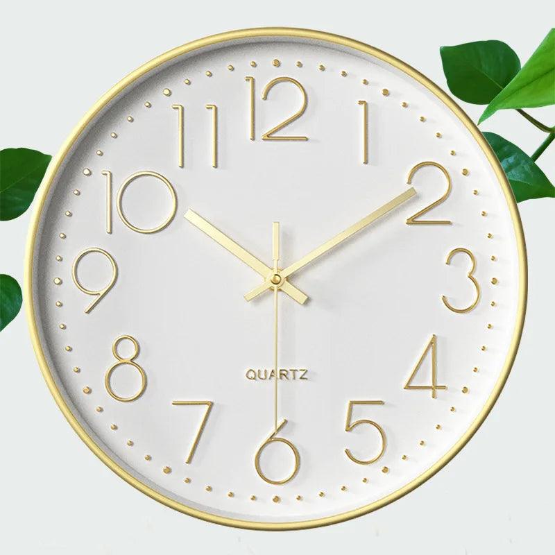 SMOOTHTIME – 12-inch silent, non-ticking wall clock for modern decor | Ka-mostore