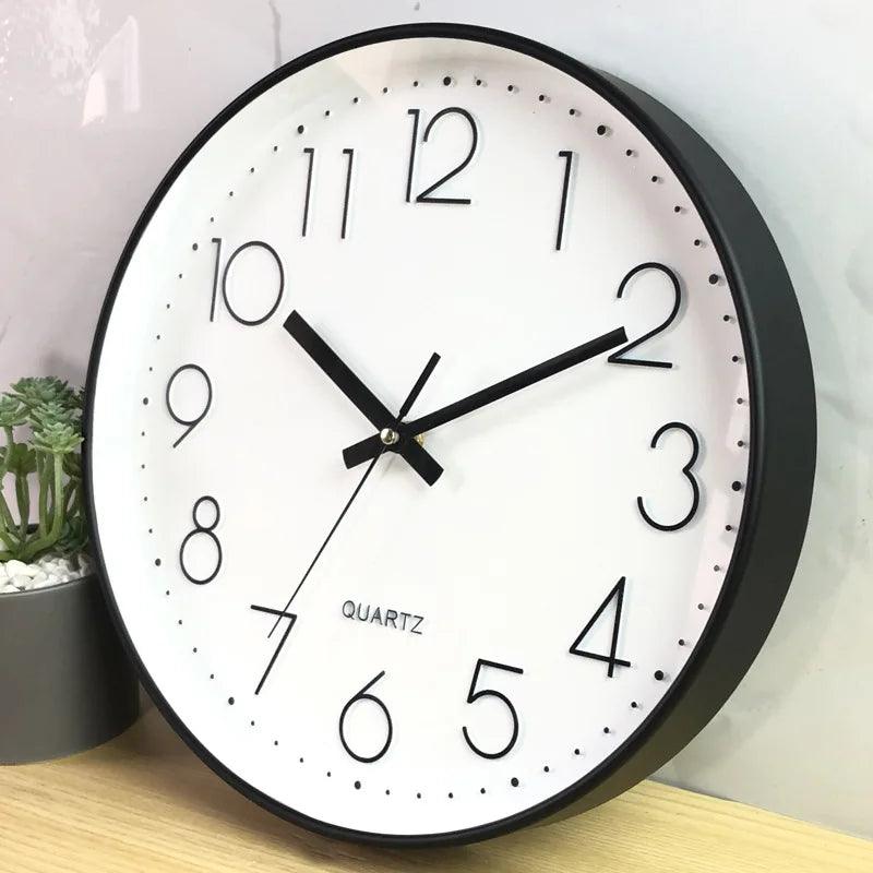 SMOOTHTIME – 12-inch silent, non-ticking wall clock for modern decor | Ka-mostore