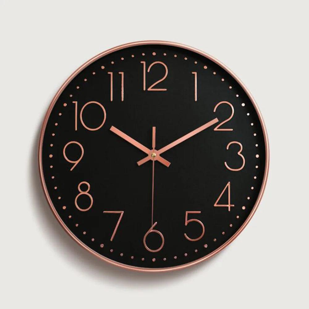 SMOOTHTIME – 12-inch silent, non-ticking wall clock for modern decor | Ka-mostore