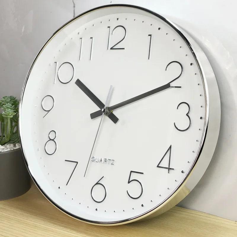 SMOOTHTIME – 12-inch silent, non-ticking wall clock for modern decor | Ka-mostore