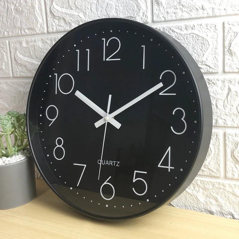 SMOOTHTIME – 12-inch silent, non-ticking wall clock for modern decor | Ka-mostore