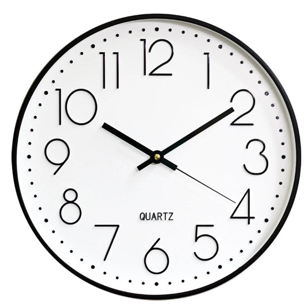 SMOOTHTIME – 12-inch silent, non-ticking wall clock for modern decor | Ka-mostore