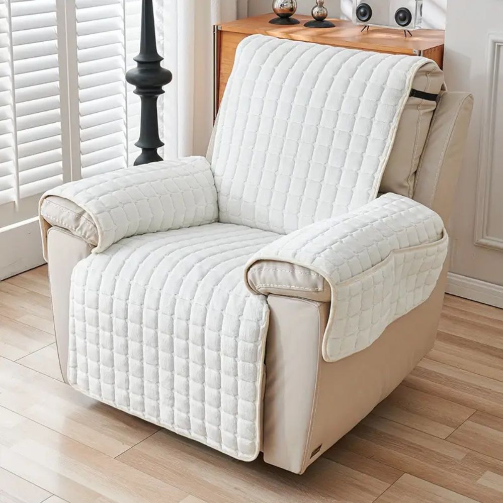 Textured Grid Recliner Protector | Ka-mostore