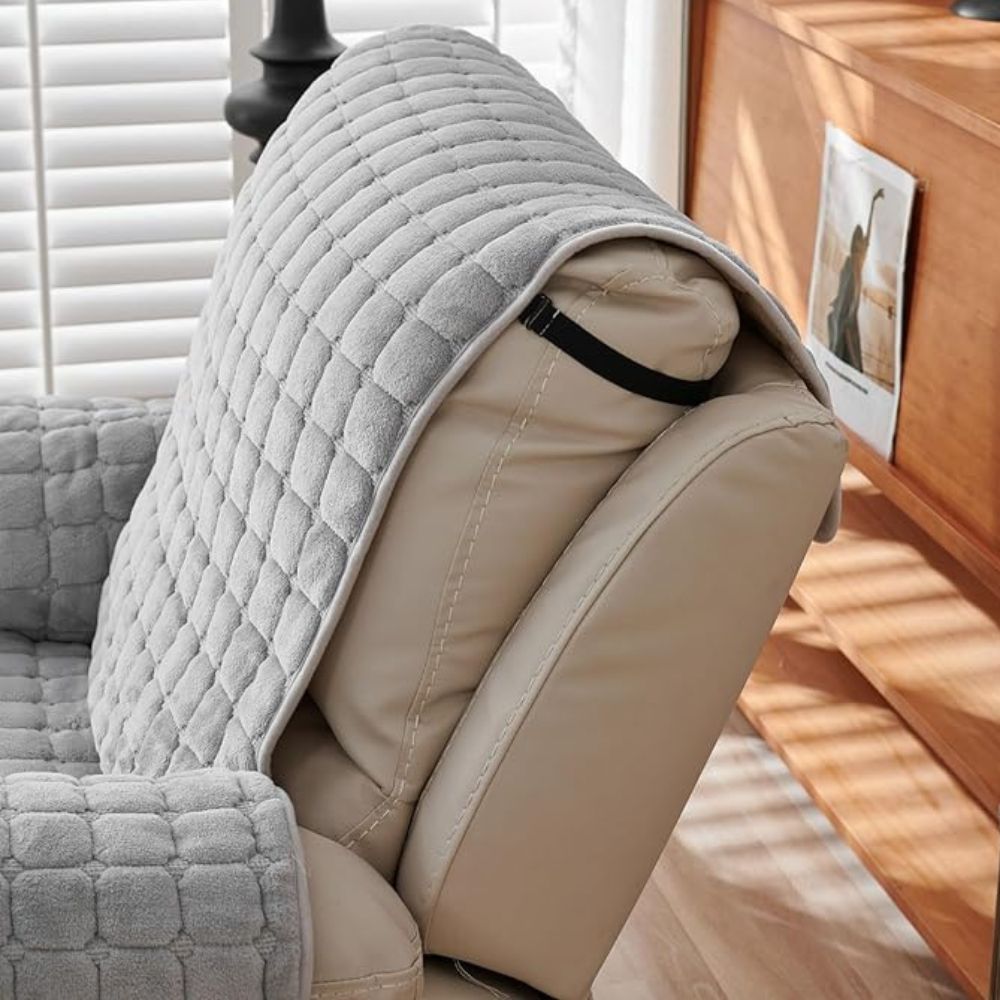 Textured Grid Recliner Protector | Ka-mostore