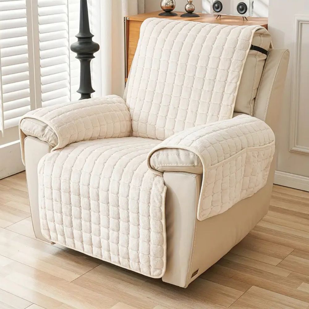 Textured Grid Recliner Protector | Ka-mostore