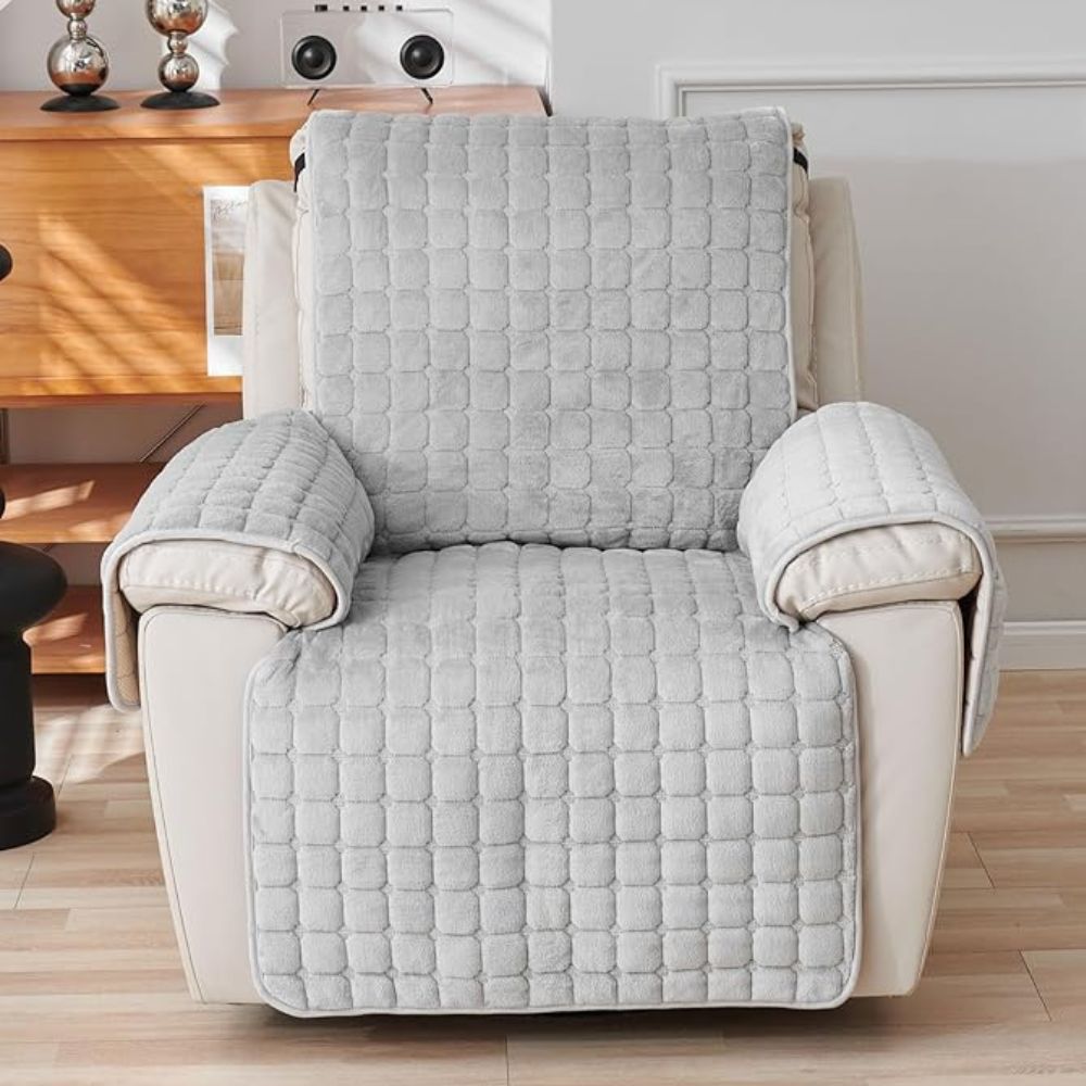 Textured Grid Recliner Protector | Ka-mostore