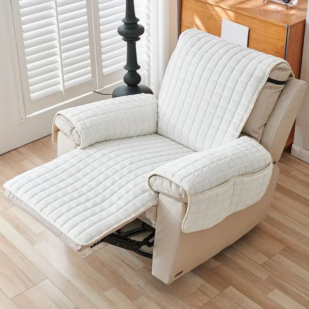 Textured Grid Recliner Protector | Ka-mostore