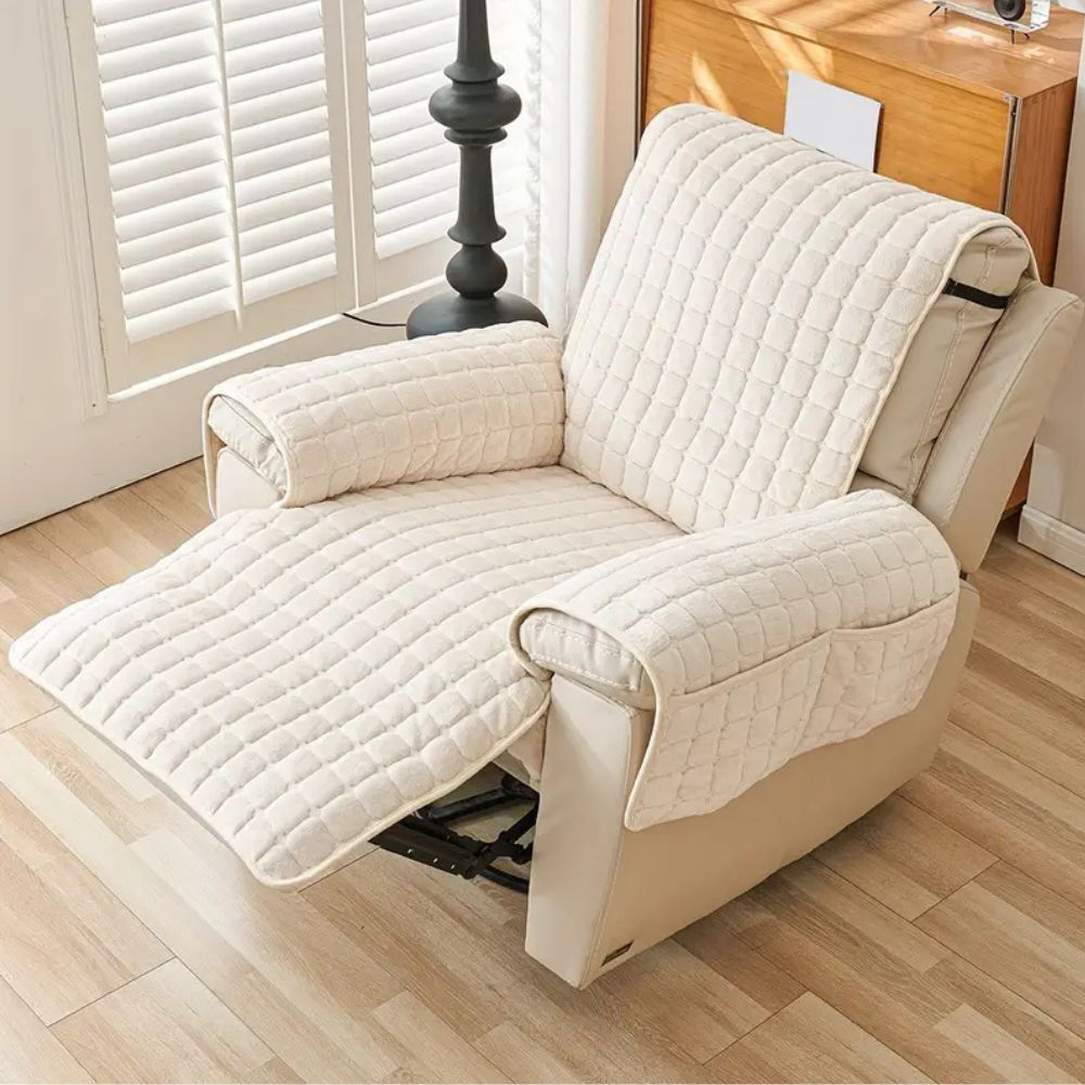 Textured Grid Recliner Protector | Ka-mostore
