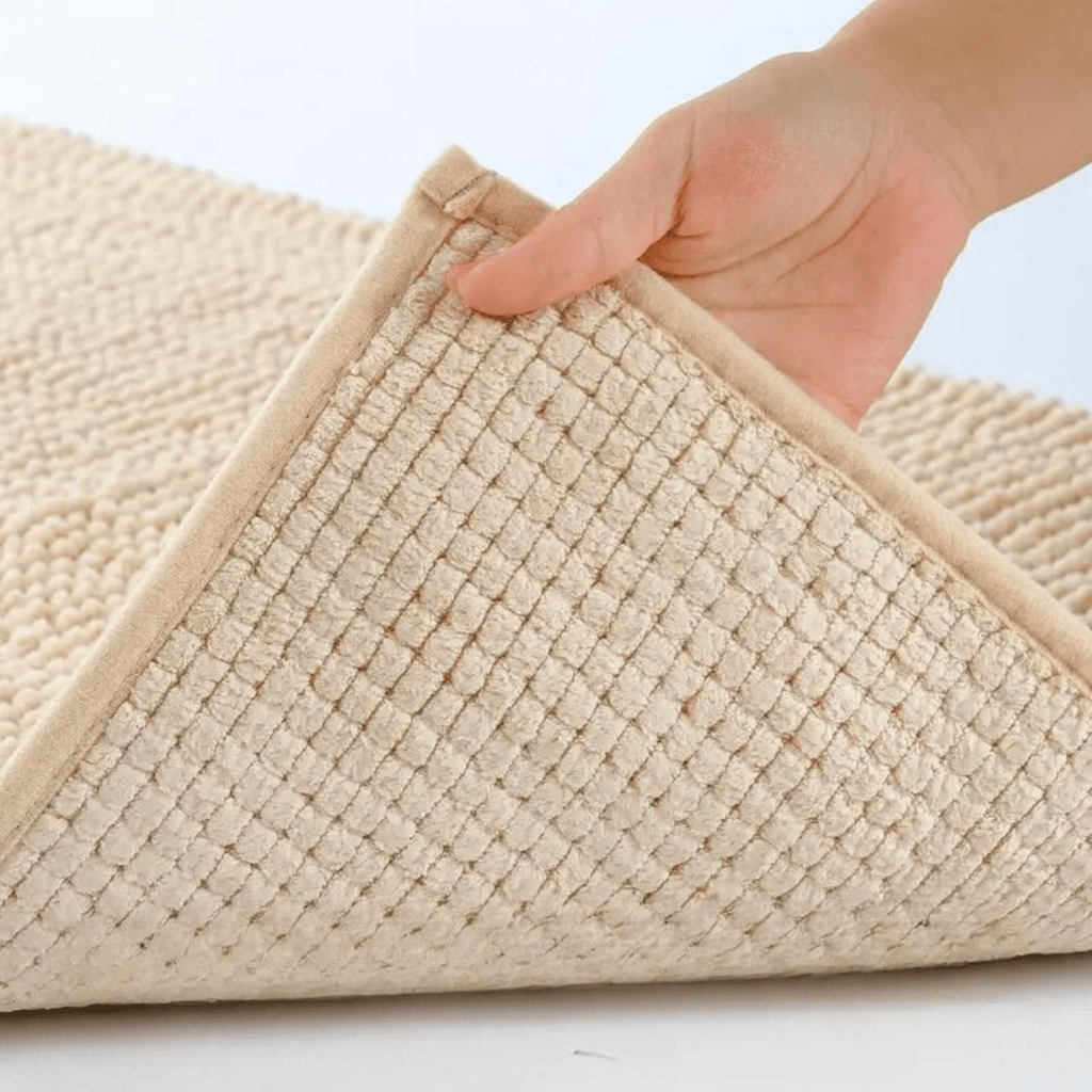 SOFTDRY COMFORT – Chenille Bath Mat with Non-Slip Backing | Ka-mostore