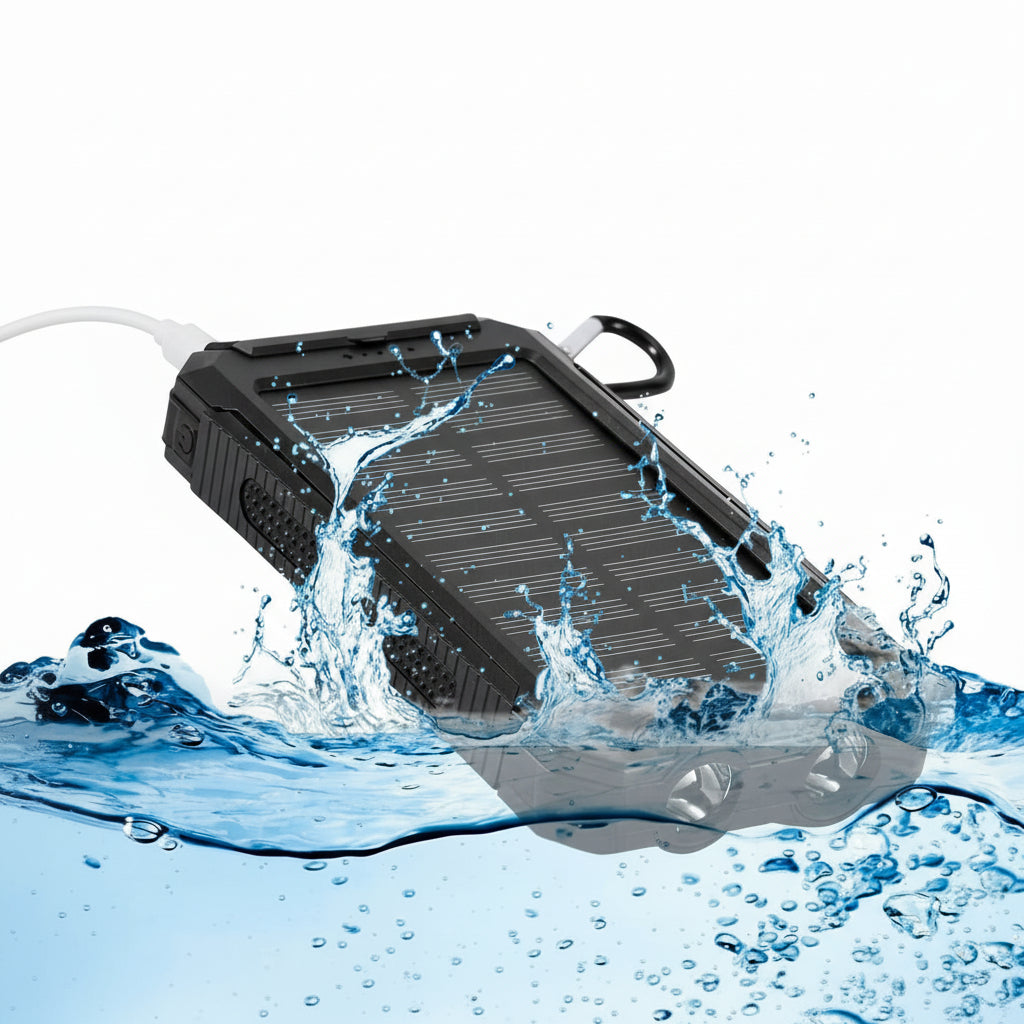 SOLARFORCE Power Bank – Waterproof Solar Power Bank with 20000mAh for Outdoor Adventures | Ka-mostore