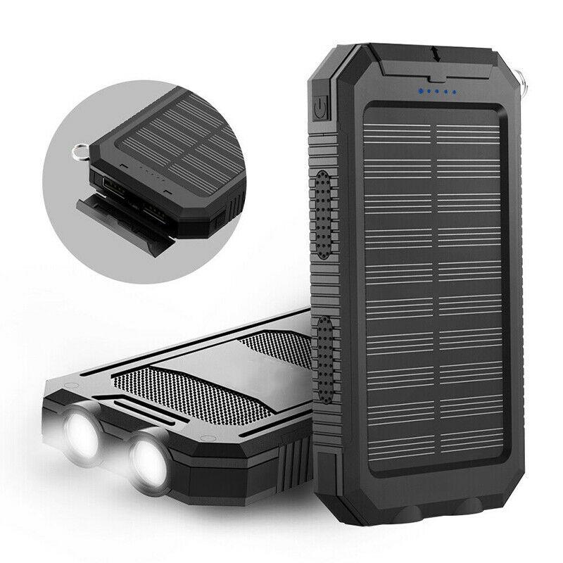 SOLARFORCE Power Bank – Waterproof Solar Power Bank with 20000mAh for Outdoor Adventures | Ka-mostore