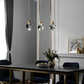 NyraLace Pendant Chandelier With Crystal Spiral Droplets For Staircases And Hallways