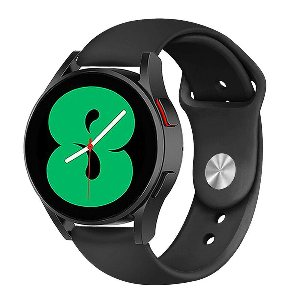 Ανταλλακτικό λουράκι Samsung Galaxy Watch 4 – 40mm, μαύρη σιλικόνη
