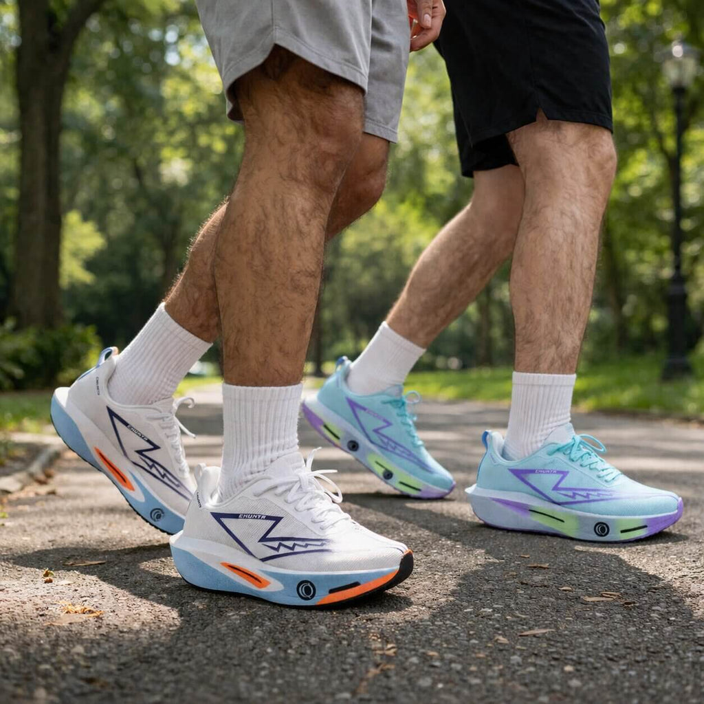 Dynorix Scarpe da corsa da uomo — tomaia traspirante, suola flessibile