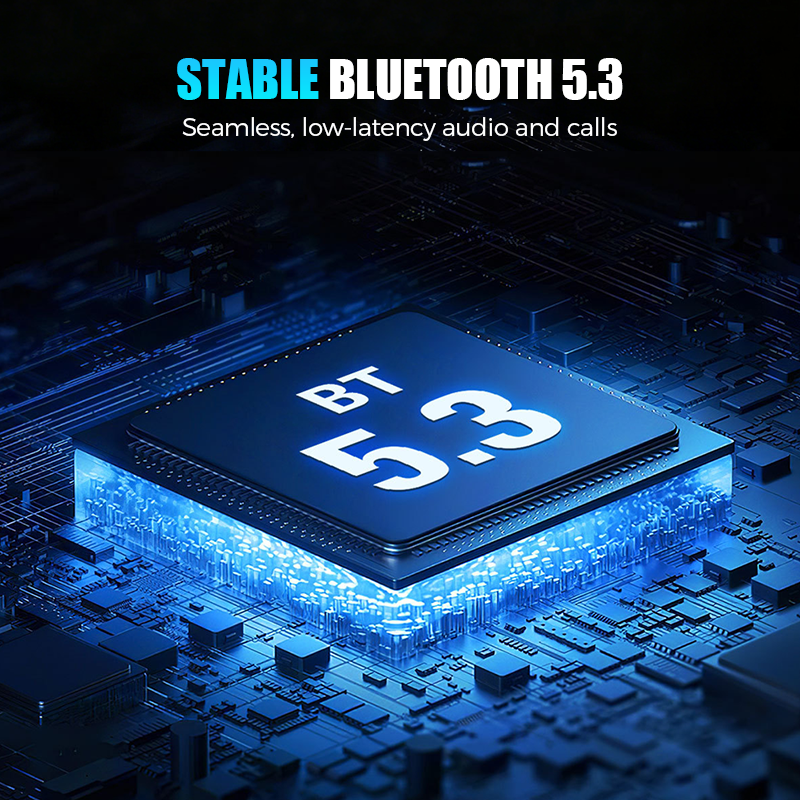 Bluetooth 5.3 FM-zender voor de auto — Twee USB-oplaadpoorten, draadloze smartphoneverbinding