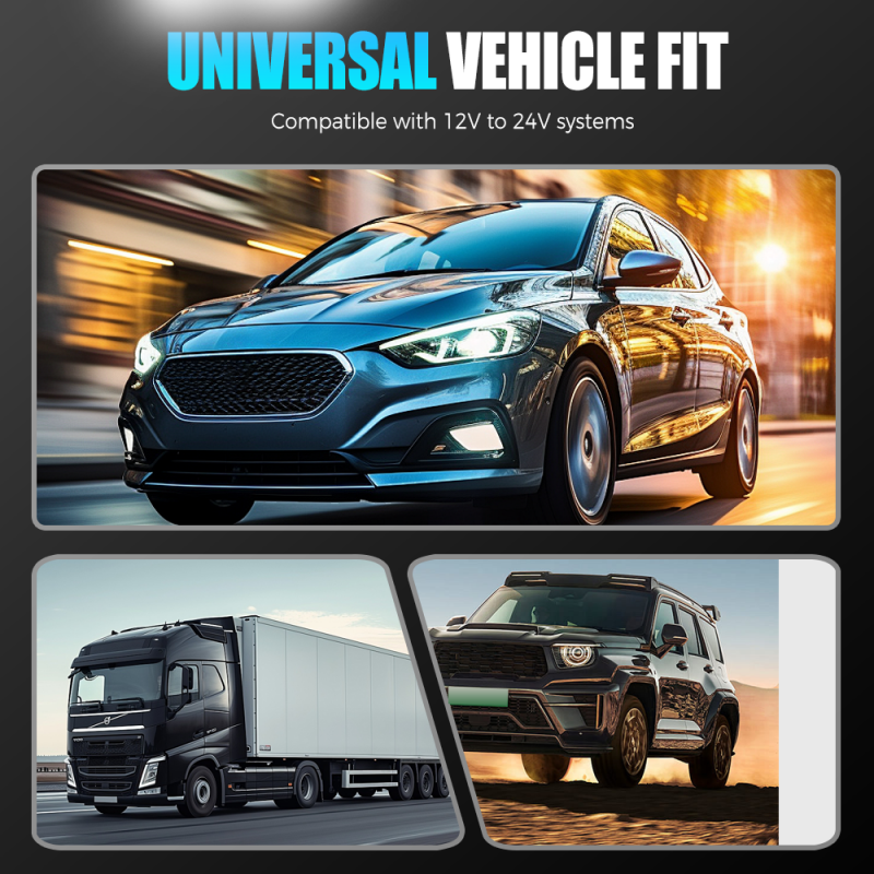 Bluetooth 5.3 FM-zender voor de auto — Twee USB-oplaadpoorten, draadloze smartphoneverbinding