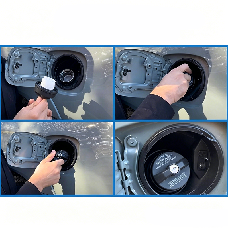 Låsbart tanklock — levereras med 2 nycklar, integrerat låssystem